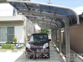 のカーポート テールポートシグマIII 1500 積雪〜50cm対応 施工例