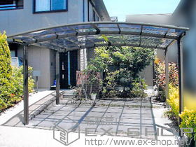 のカーポート カーブポートシグマIII ワイド 積雪〜20cm対応 施工例