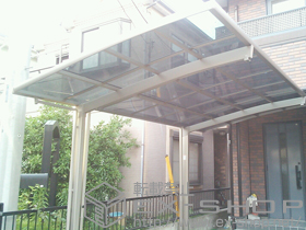 のカーポート カーブポートシグマIII 耐風圧強度仕様 積雪〜30cm対応 施工例