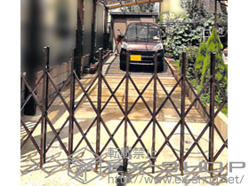 のカーゲート トリップゲート RA型 ノンレール 片開き 33S 施工例