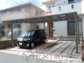 のカーポート アーキデュオ ワイド 積雪〜20cm対応 施工例