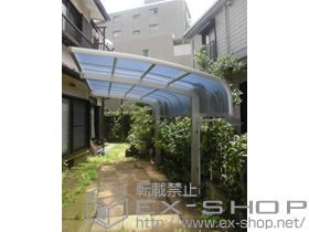 のカーポート レイナキャップポートグラン　積雪〜20cm対応+着脱式サポート柱　標準・ハイルーフ　2本入り 施工例