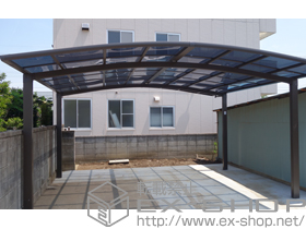 のカーポート カーブポートシグマIII ワイド 積雪〜20cm対応 施工例