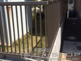 のフェンス・柵 プリレオR2型フェンス フリーポールタイプ 施工例