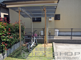 のサイクルポート・駐輪場 プレシオスポート ミニ　積雪〜20cm対応 施工例