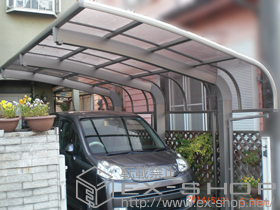 のカーポート テールポートシグマIII 1500 積雪〜50cm対応＋着脱式サポート 標準柱用 施工例