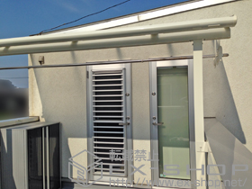 のバルコニー・ベランダ屋根 パワーアルファ F型 屋根タイプ 単体 積雪〜30cm対応 施工例