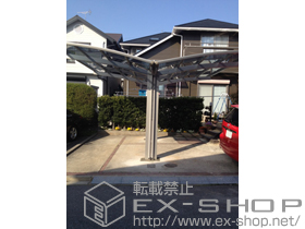 のカーポート プレシオスポート Y合掌 積雪〜20cm対応 施工例