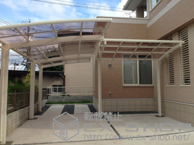 のカーポート カーブポートシグマIII 延長 積雪〜20cm対応 施工例