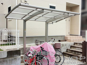 のサイクルポート・駐輪場 レイナポートグランミニ 積雪〜20cm対応 施工例