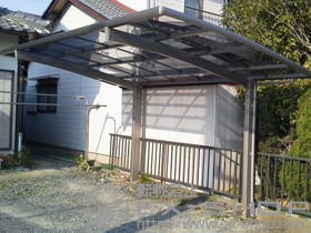 のカーポート カーブポートシグマIII 積雪〜20cm対応 施工例