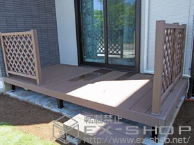 YKKAP�̃E�b�h�f�b�L ���E�b�h�f�b�L200�{�Ɨ������E�b�h�X�e�b�v2�^�{���E�b�h�f�b�L�t�F���X2�^ �����`�X�i�q���{���E�b�h�f�b�L200 �_�����p���� �{�H��