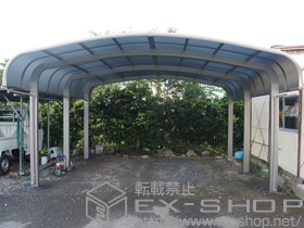 のカーポート テールポートシグマIII 1500 ワイド 積雪〜50cm対応 施工例