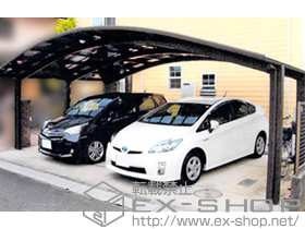 のカーポート リベルポートシグマIII 1500 3台用 落雪後枠 積雪〜50cm対応 施工例