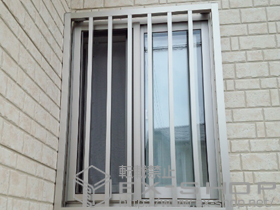 の面格子・窓格子 高強度面格子FLA たて格子 施工例