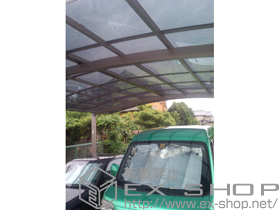 のカーポート カーブポートシグマIII ワイド 積雪〜20cm対応 施工例