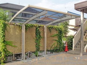 のサイクルポート・駐輪場 レイナポートグランミニ 積雪〜20cm対応 施工例