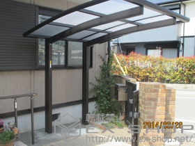 のサイクルポート・駐輪場 プレシオスポート ミニ 積雪〜20cm対応 施工例