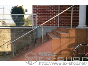 の手すり パルトナーUDフェンス1型＜自立タイプ＞ 施工例