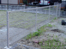 の門扉 メッシュフェンスM0 門扉 片開き 施工例