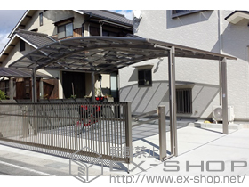 のカーポート カーブポートシグマIII ワイド 積雪〜20cm対応 施工例