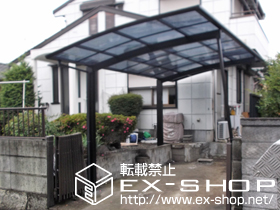 のカーポート プレシオスポート 積雪〜20cm対応＋着脱式補助柱　2本入り 施工例