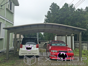 のカーポート レグナスポートシグマIII 3000 ワイド 積雪〜100cm対応 施工例