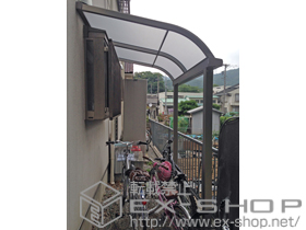 のテラス屋根 ライザーテラスII R型 テラスタイプ 単体 積雪〜20cm対応 施工例