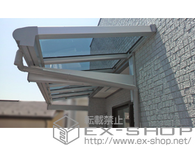 のバルコニー・ベランダ屋根 ヴェクターテラス F型 1500 ルーフタイプ 単体 積雪〜50cm対応 施工例
