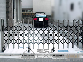 のカーゲート トリップゲート RC型 ノンレール 片開き 36S 施工例