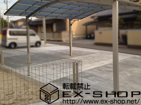 のフェンス・柵 イーネットフェンス1F型 自由施工 施工例