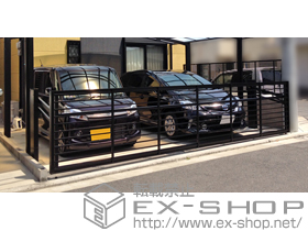 のカーゲート ワイドオーバードアS1型 電動式 施工例