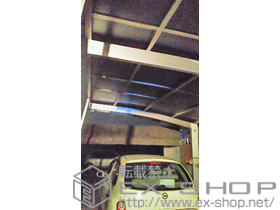 のカーポート プレシオスポート 積雪〜20cm対応+着脱式補助柱+屋根ふき材補強部品 施工例