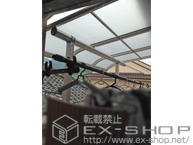 のバルコニー・ベランダ屋根 ヴェクターテラス R型 屋根タイプ 単体 積雪〜20cm対応+自在垂木掛け 関東間1.5間 施工例