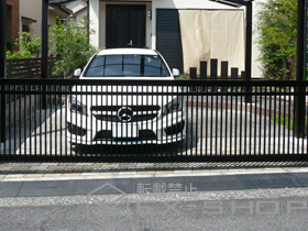 のカーゲート ワイドオーバードアS2型 手動式 施工例