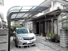 LIXIL リクシル(トステム)のカーポート テールポートシグマIII 延長 積雪～20cm対応 施工例