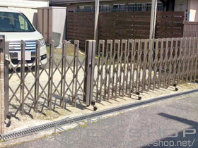 のカーゲート アルシャインII M型 Aタイプ ノンレール 片開き親子 (150+430)SP 施工例