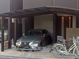 のカーポート スマット 積雪〜20cm対応 施工例