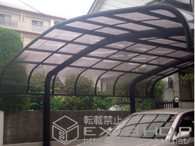 のカーポート テールポートシグマIII M合掌 積雪〜20cm対応 施工例