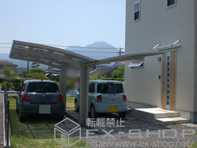 のカーポート レイナポートグラン Y合掌　積雪〜20cm対応 施工例