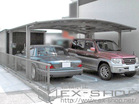 のカーポート カーブポートシグマIII ワイド 積雪〜20cm対応 施工例