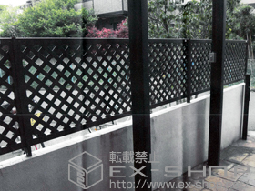 のフェンス・柵 シャレオR11型フェンス 間仕切りタイプ 施工例