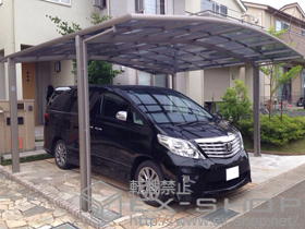 のカーポート カーブポートシグマIII ワイド 積雪〜20cm対応 施工例