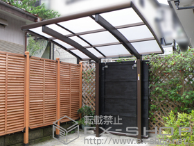 のサイクルポート・駐輪場 プレシオスポート ミニ 積雪〜20cm対応 施工例