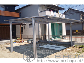 のカーポート エフルージュ ツイン 積雪〜20cm対応 施工例