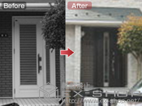 の玄関ドア リシェント 200型 施工例