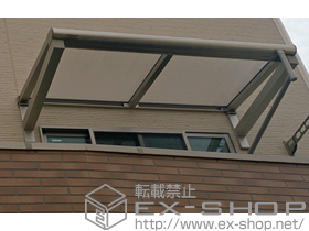 のバルコニー・ベランダ屋根 ヴェクターテラス F型 ルーフタイプ 単体積雪〜20cm対応 施工例