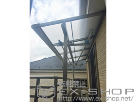 のバルコニー・ベランダ屋根 ライザーテラスII F型 屋根タイプ 単体 積雪〜20cm対応 施工例