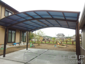 のカーポート プレシオスポート ワイド 積雪〜20cm対応 施工例