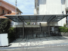 のカーポート カーブポートシグマIII 積雪〜20cm対応 施工例